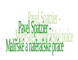 Pavel Spatzier -  Malířské a natěračské práce