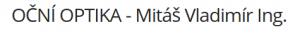 OPTIKA - MITÁŠ VLADIMÍR Ing.
