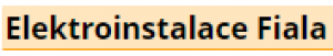 Elektroinstalace Fiala