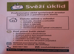 Úklidové služby - Petra Cisárová