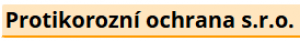 Protikorozní ochrana s.r.o.