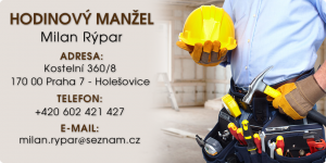 Milan Rýpar - Hodinový manžel Praha 7
